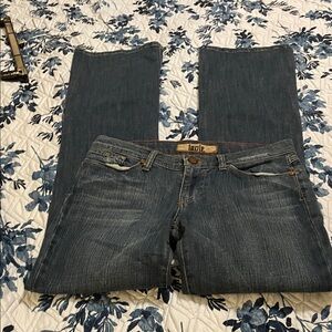 Indie Women's Classic Straight Leg Blue Jeans Size W28